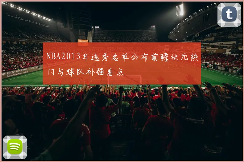 NBA2013年选秀名单公布前瞻状元热门与球队补强看点