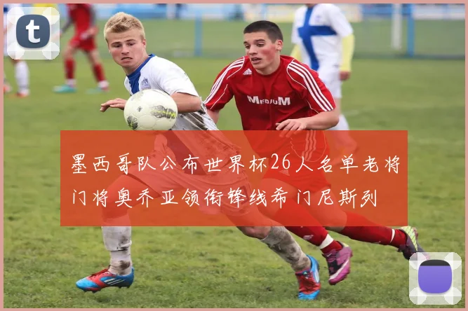 墨西哥队公布世界杯26人名单老将门将奥乔亚领衔锋线希门尼斯列